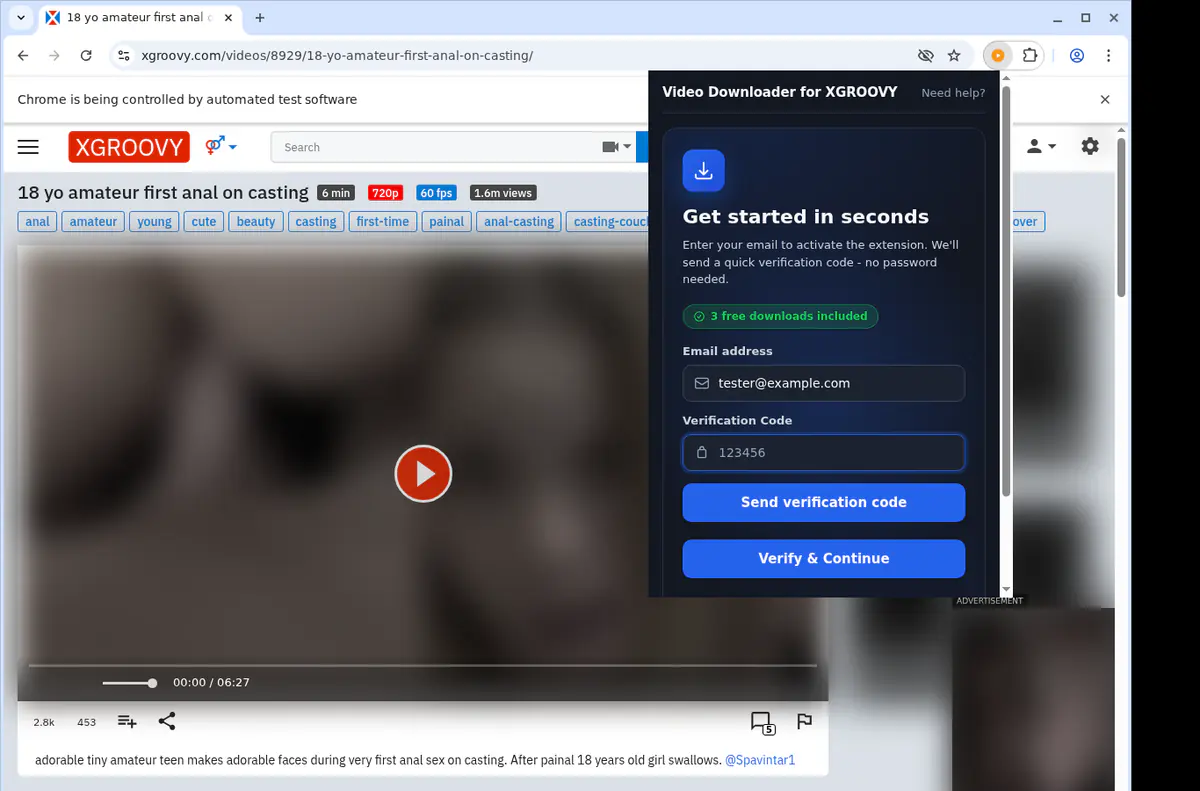 XGroovy Video Downloader screenshot 4